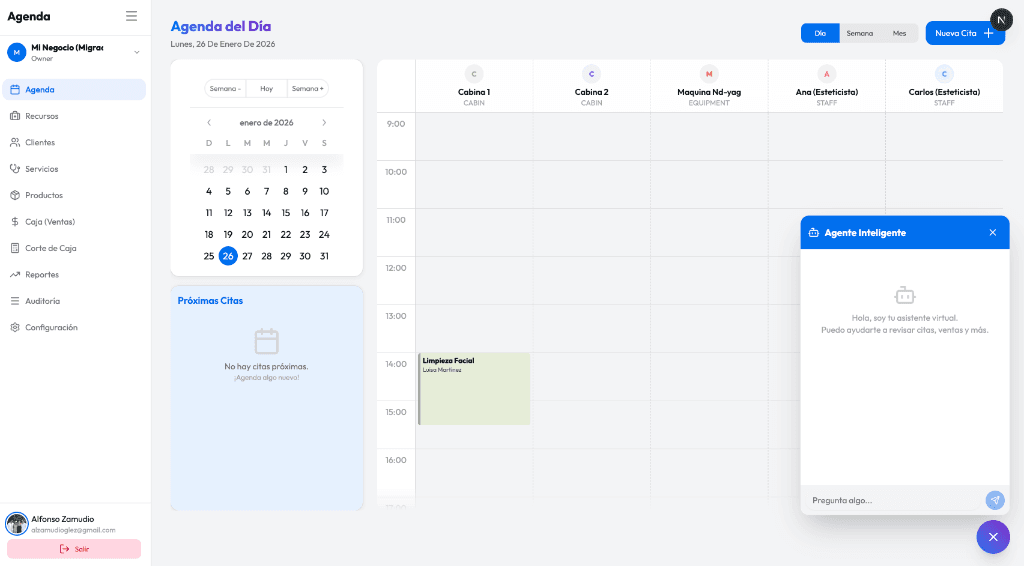 MyPerfectDAI Agenda Inteligente